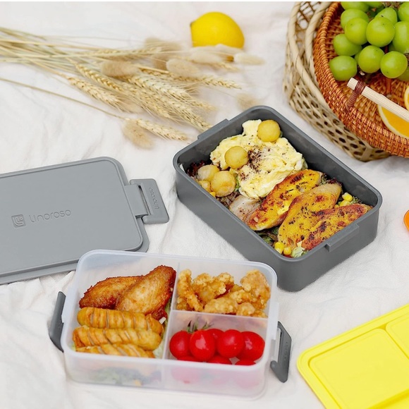 Stackable Bento Box Adult Lunch Box | Meet All You On-the-Go Needs for Food - Picture 6 of 10